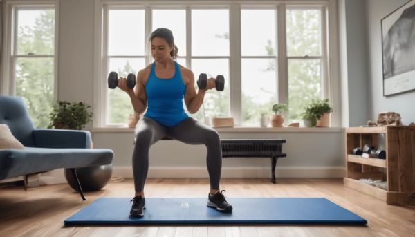 Des exercices haltères pour des bras musclés chez soi